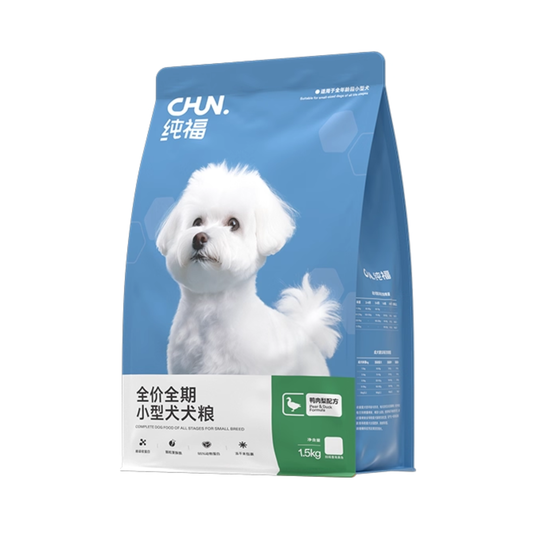 Chun Fu 纯福 Dog Food - Duck Pear (Small Breed) 小型犬 鸭肉梨 1.5kg